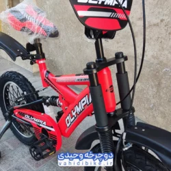 دوچرخه 16 المپیا کمکدار مدل NEW BIKE | نیو بایک قرمز